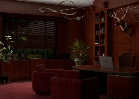 # Executive Office Space  Renderização de Design