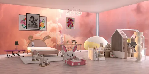 Pink kids room