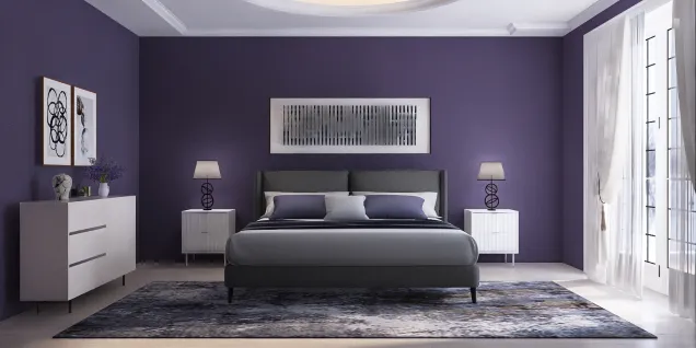 Purple Bedroom 