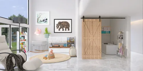 Baby room and bathroom