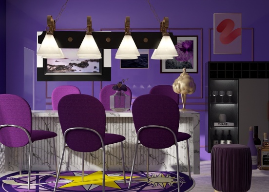 The purple bar  Design Rendering