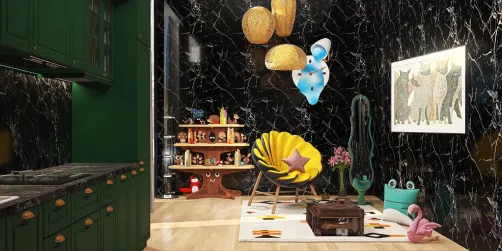 Pent House with kitchen 