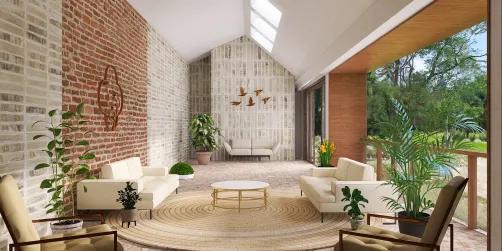 Garden patio