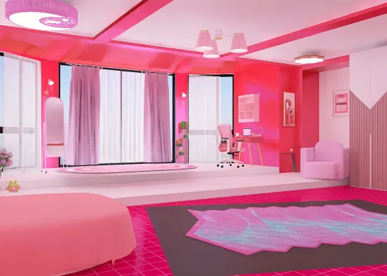 Barbie's Dream House #Barbie's Room 💕 Design Rendering