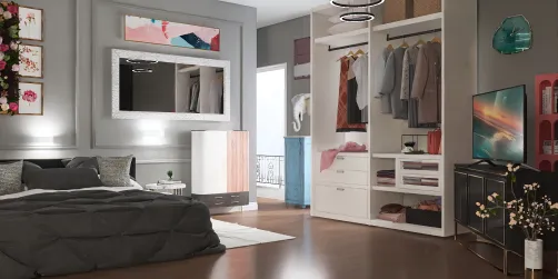womans bedroom