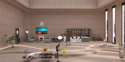 modern living/kitchen room<3

