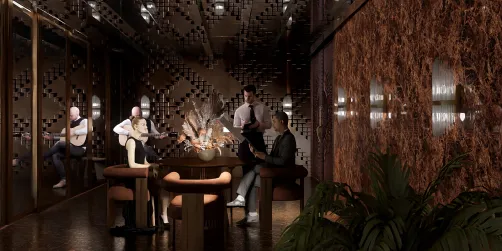 The Copper Rose Private Dining Room 