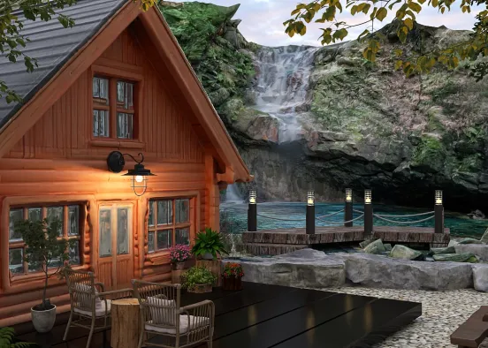 # Dusk at the Lake Renderização de Design