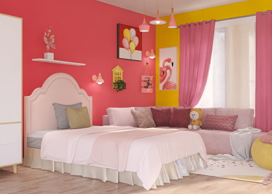 Pink Lemonade room pt. 2 Design Rendering