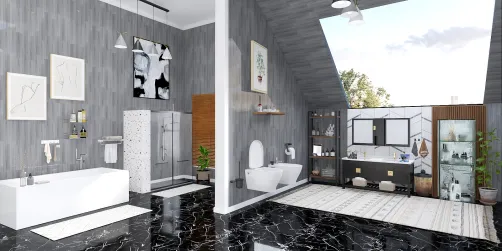 Simple bathroom