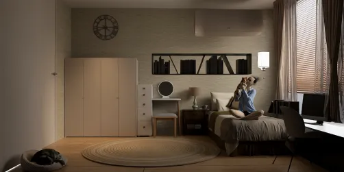 A perfect modern design for a bookwork introvert..