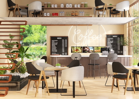 Cafe IIIII Design Rendering