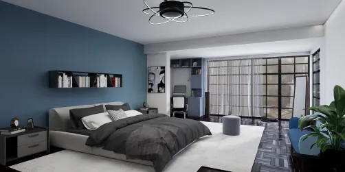 A teenage boy bedroom 