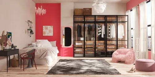 Romantic bedroom for a young lady