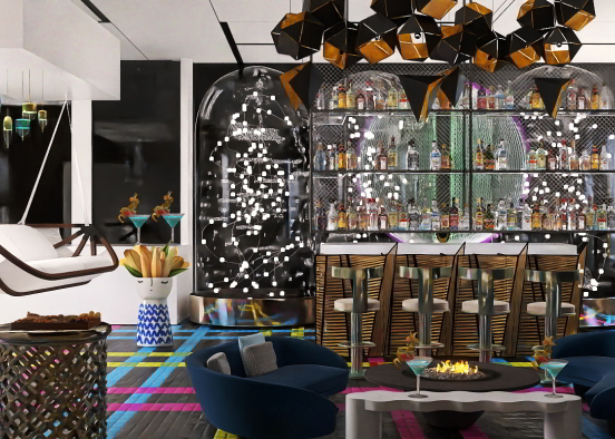 Lounge Bar 🍸❤️‍🔥 Design Rendering