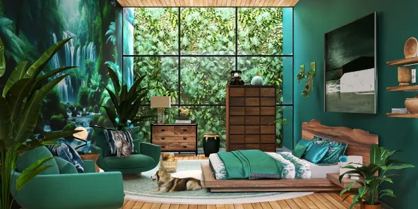 Green Bedroom