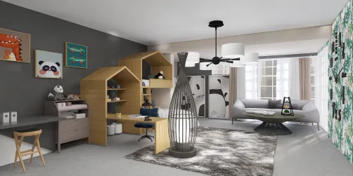 Panda Style House