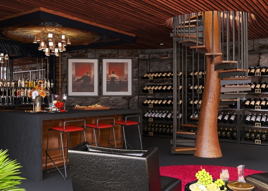 The Wine Cellar 🍷 😍  Design Rendering