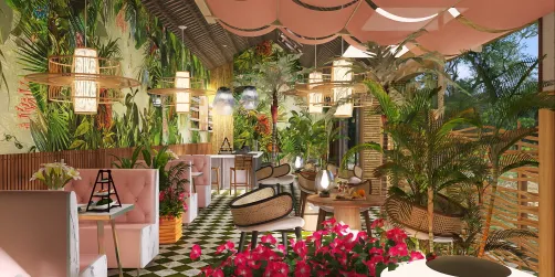 Tropical Cafe ☕️ 🌿