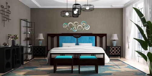 Modern bed room