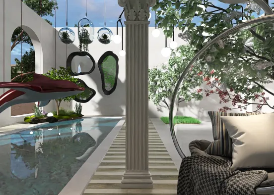 # A Harmonious Retreat Renderização de Design