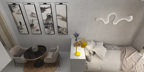 Japanese Tiny Studio Room 12sqm/130sqft