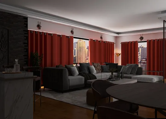 # living Renderização de Design