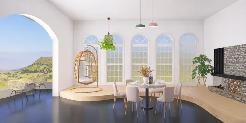 Tile & Floor Combo Ideas. Room with an open view.