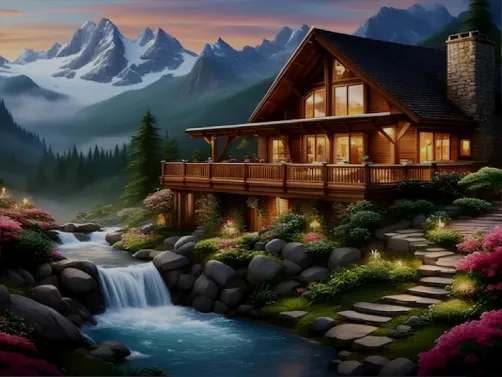 Summer Cabin Serenity