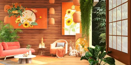 orange back patio