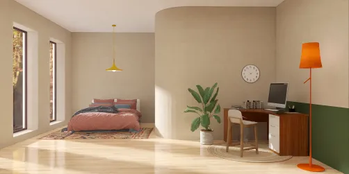 Calm bedroom 