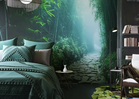 # Forest Room 🌴 Renderização de Design