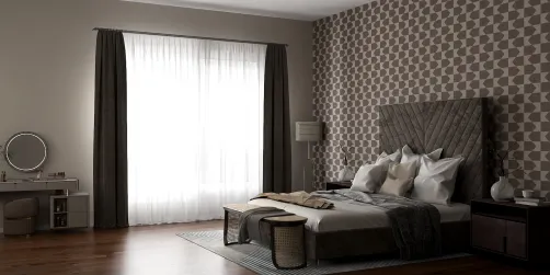 Chambre contemporaine chic
