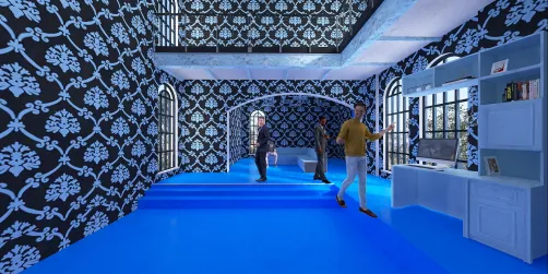 синяя комната