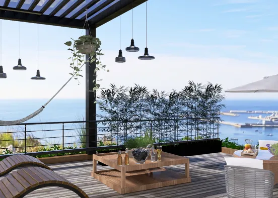 The porch by the Grrek Bay Design Rendering