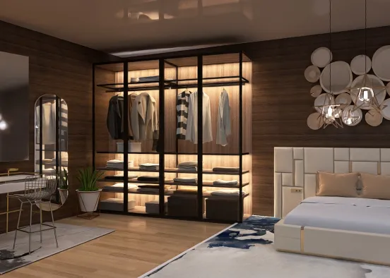 Standard Bedroom  Design Rendering