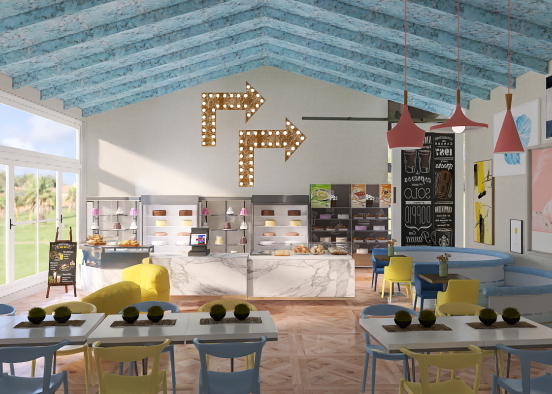 Bakery 🧁 and coffee ☕️  Design Rendering