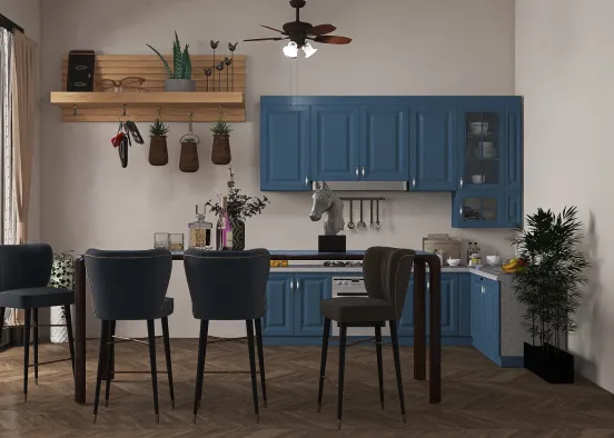 Small kitchen interior work ✨ Design Rendering