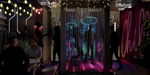 Night Out At Bellagio Bar