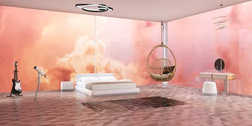 Teenage TV wall Bedroom