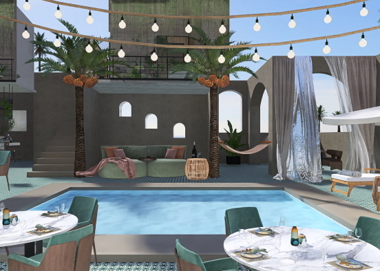 Resort Villa Oasis 🌴🐚🤎 Design Rendering
