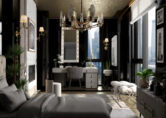 Contemporary stateside room of the week Design Rendering