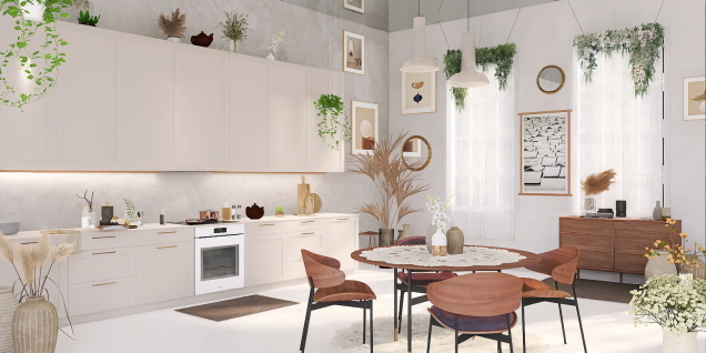 Japandi kitchen 