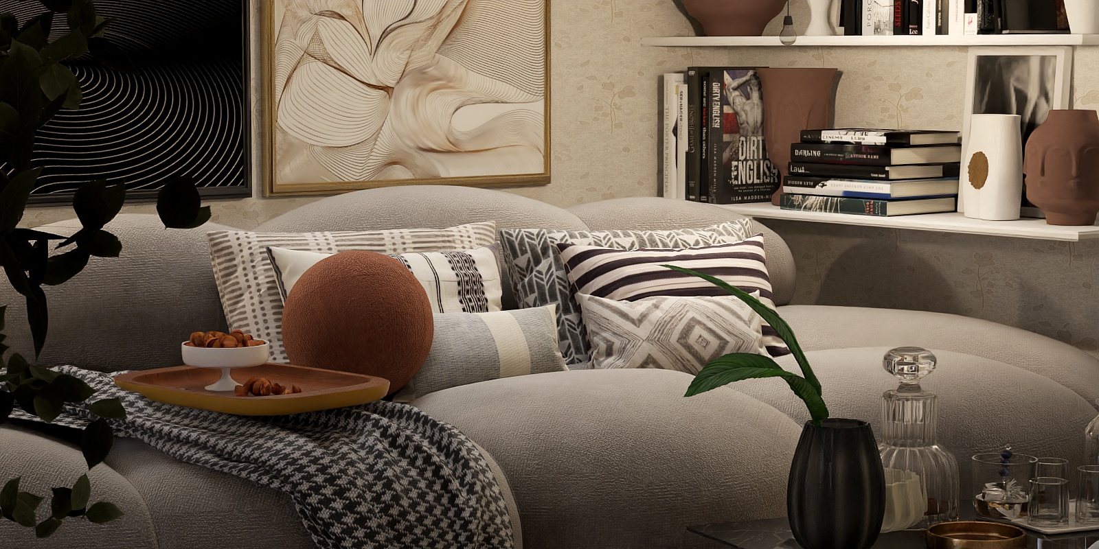 A resting corner in a comfortable room 🥰🫶🏻