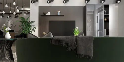 lichte mooie moderne woonkamer 