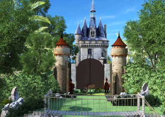 Guarding the Secret Castle Design Rendering
