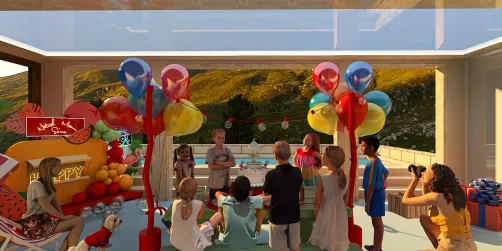 Happy Birthday Pool Party
