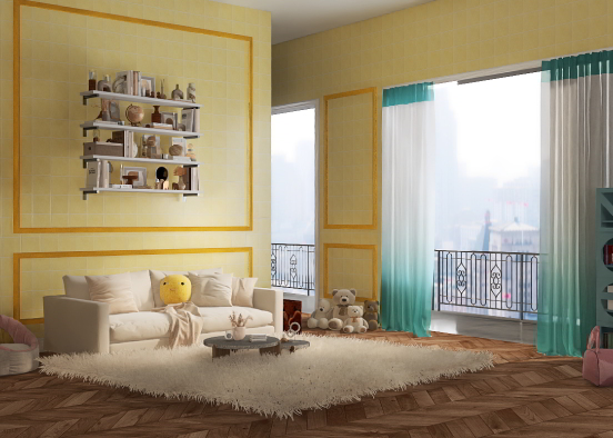 Dream living room Design Rendering