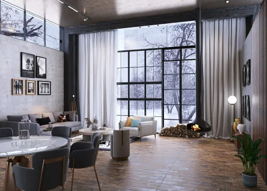 # Living room  Renderização de Design