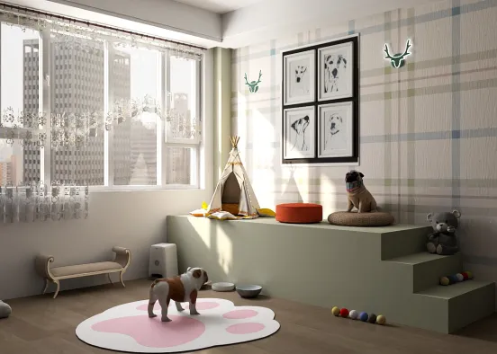Dream dog room 🐶 Design Rendering